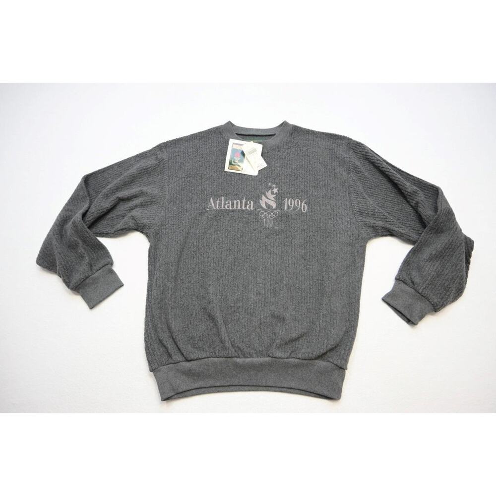 VTG Hanes 1996 Atlanta Olympic Sweater MADE IN USA Mens Sz Small NWT
